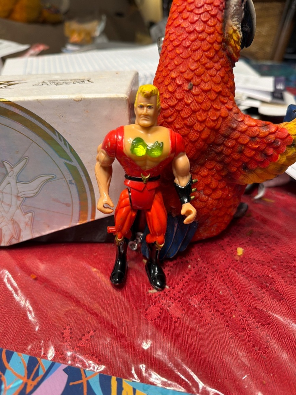 Vtg 1993 Double Dragon Jimmy Lee Figure Tyco Ind 4 1/2 inches Tall